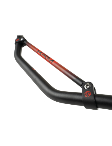 Guidon noir/rouge avec...