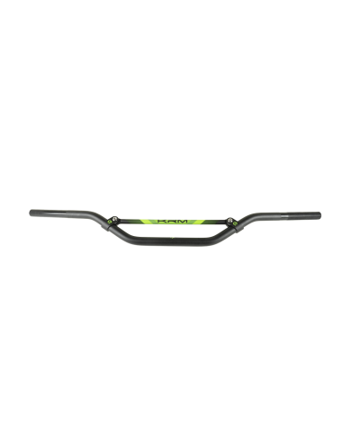 Guidon noir/vert avec barre...