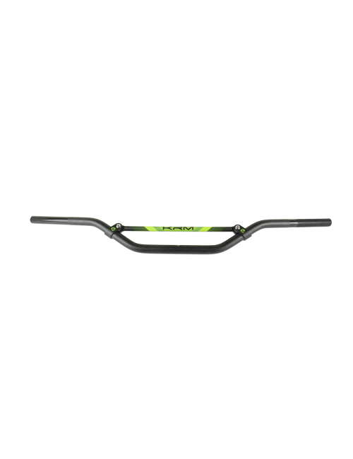 Guidon noir/vert avec barre...