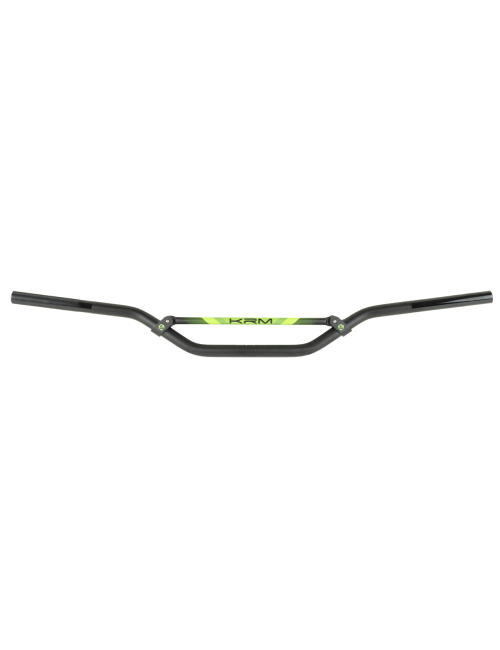 Guidon noir/vert avec barre...