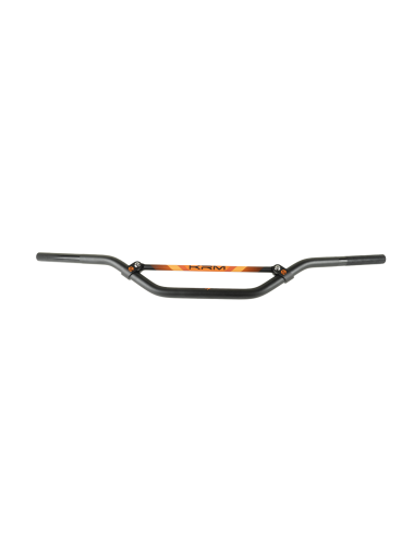 Guidon noir/orange avec...