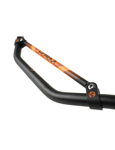 Guidon noir/orange avec...
