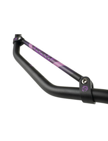 Guidon noir/violet avec...