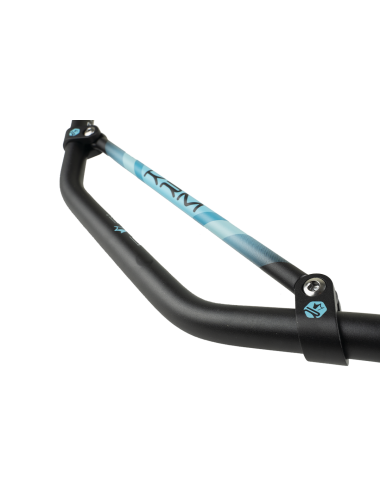 Guidon noir/turquoise avec...