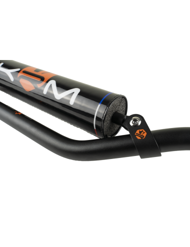 Guidon noir/orange avec...