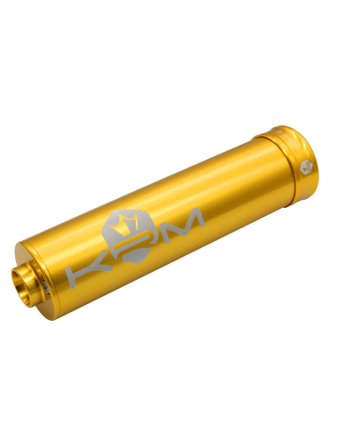 Silencieux KRM 70-90cc alu full or (défauts d'aspect)