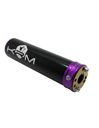 Silencieux KRM 70-90cc alu violet (défauts d'aspect)