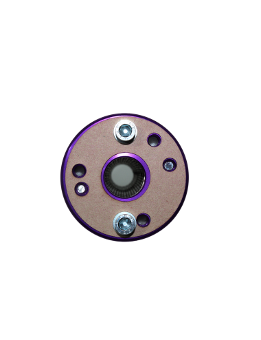 Silencieux KRM 70-90cc alu violet (défauts d'aspect)