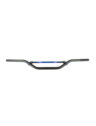 Guidon noir/bleu avec barre KRM Pro Ride sans mousse (défaut d'aspect)
