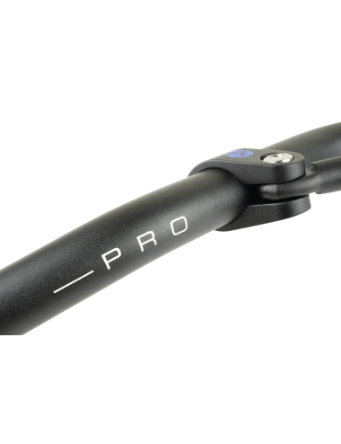 Guidon noir/bleu avec barre KRM Pro Ride sans mousse (défaut d'aspect)