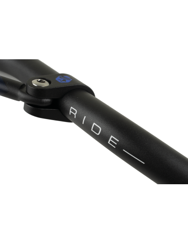 Guidon noir/bleu avec barre KRM Pro Ride sans mousse (défaut d'aspect)