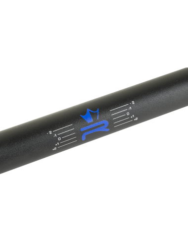 Guidon noir/bleu avec barre KRM Pro Ride sans mousse (défaut d'aspect)