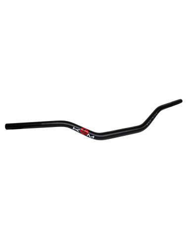 Guidon noir/rouge gros diamètre KRM Pro Ride sans mousse (défauts d'aspect)