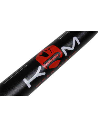 Guidon noir/rouge gros diamètre KRM Pro Ride sans mousse (défauts d'aspect)