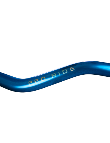Guidon full bleu et holographique gros diamètre KRM Pro Ride sans mousse (défauts d'aspect)