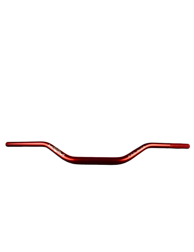 Guidon full rouge et holographique gros diamètre KRM Pro Ride sans mousse (défauts d'aspect)