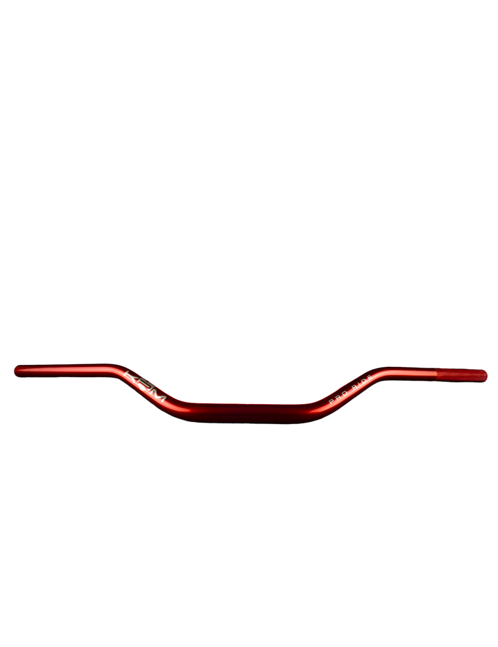 Guidon full rouge et holographique gros diamètre KRM Pro Ride sans mousse (défauts d'aspect)