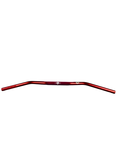 Guidon full rouge et holographique gros diamètre KRM Pro Ride sans mousse (défauts d'aspect)