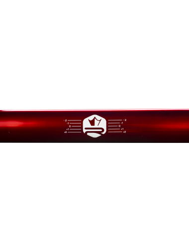 Guidon full rouge et holographique gros diamètre KRM Pro Ride sans mousse (défauts d'aspect)