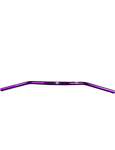 Guidon full violet et holographique gros diamètre KRM Pro Ride sans mousse (défauts d'aspect)