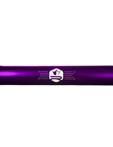 Guidon full violet et holographique gros diamètre KRM Pro Ride sans mousse (défauts d'aspect)