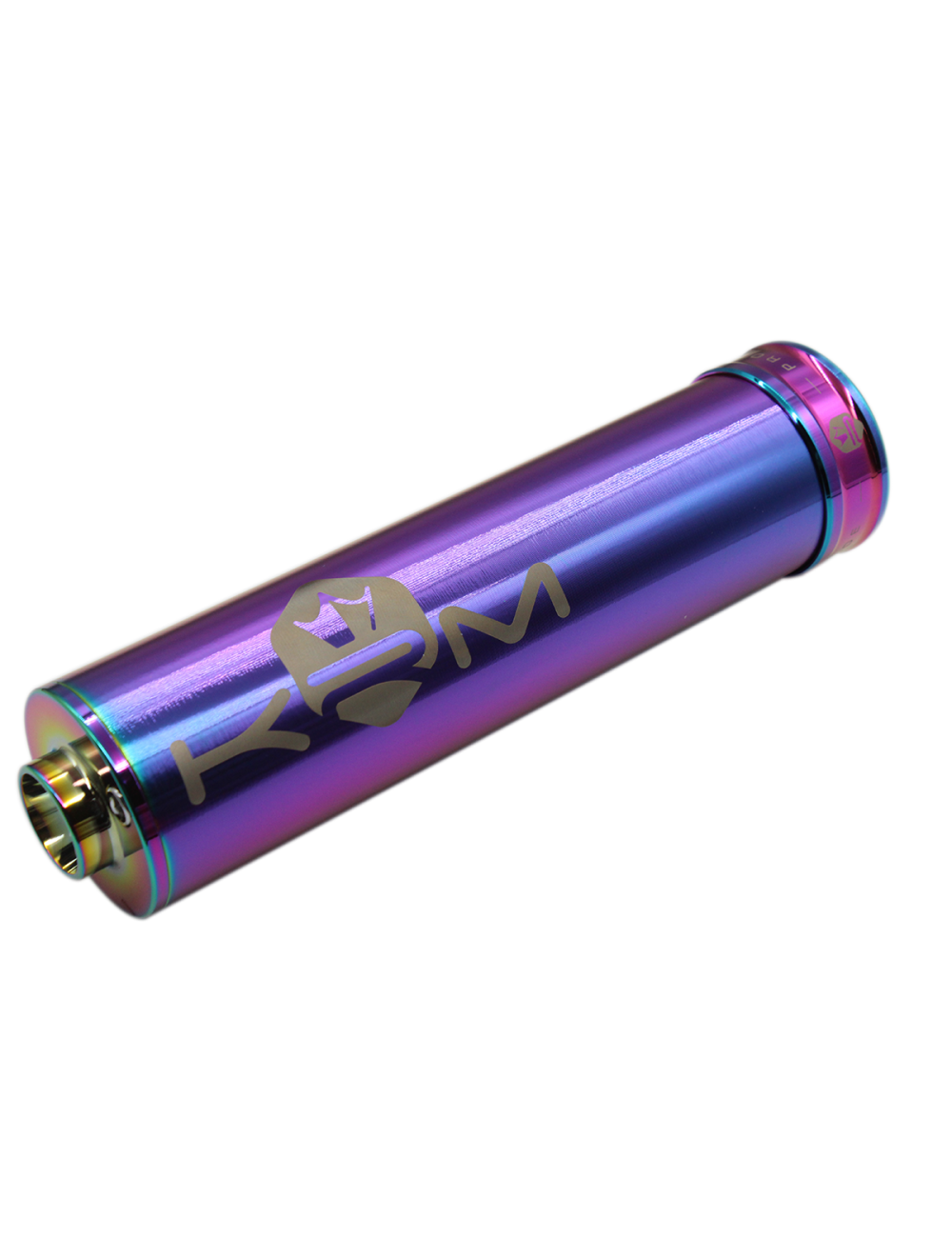 Silencieux KRM 70-90cc alu full Néo-chrome (défauts d'aspect)