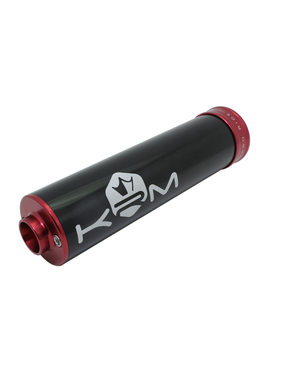 Silencieux KRM 70-90cc alu rouge (défauts d'aspect)