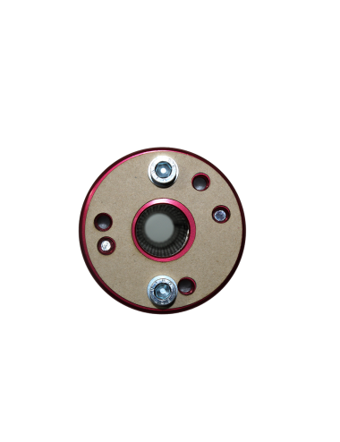 Silencieux KRM 70-90cc alu rouge (défauts d'aspect)