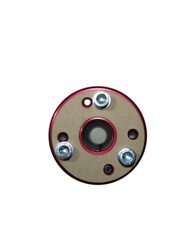 Silencieux KRM 70-90cc alu rouge (défauts d'aspect)