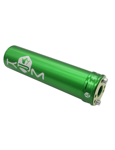 Silencieux KRM 70-90cc alu full vert (défauts d'aspect)