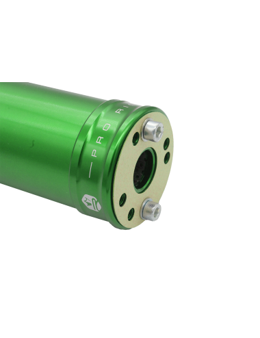 Silencieux KRM 70-90cc alu full vert (défauts d'aspect)