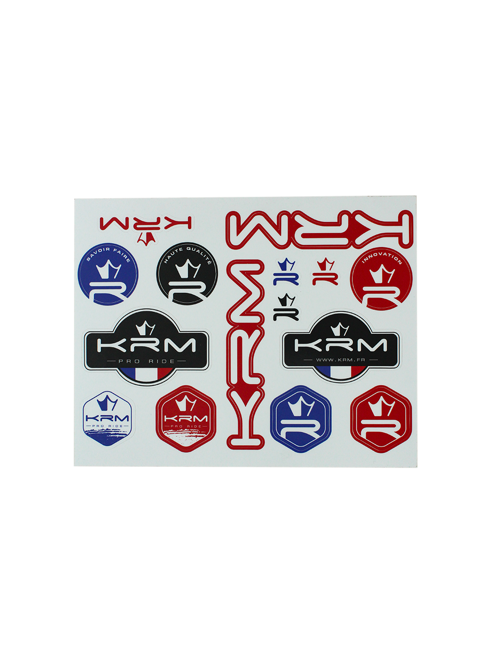 Autocollant stickers KRM pour auto KRM Pro Ride rouge et noir 80x36mm Neuf  - Cdiscount Auto
