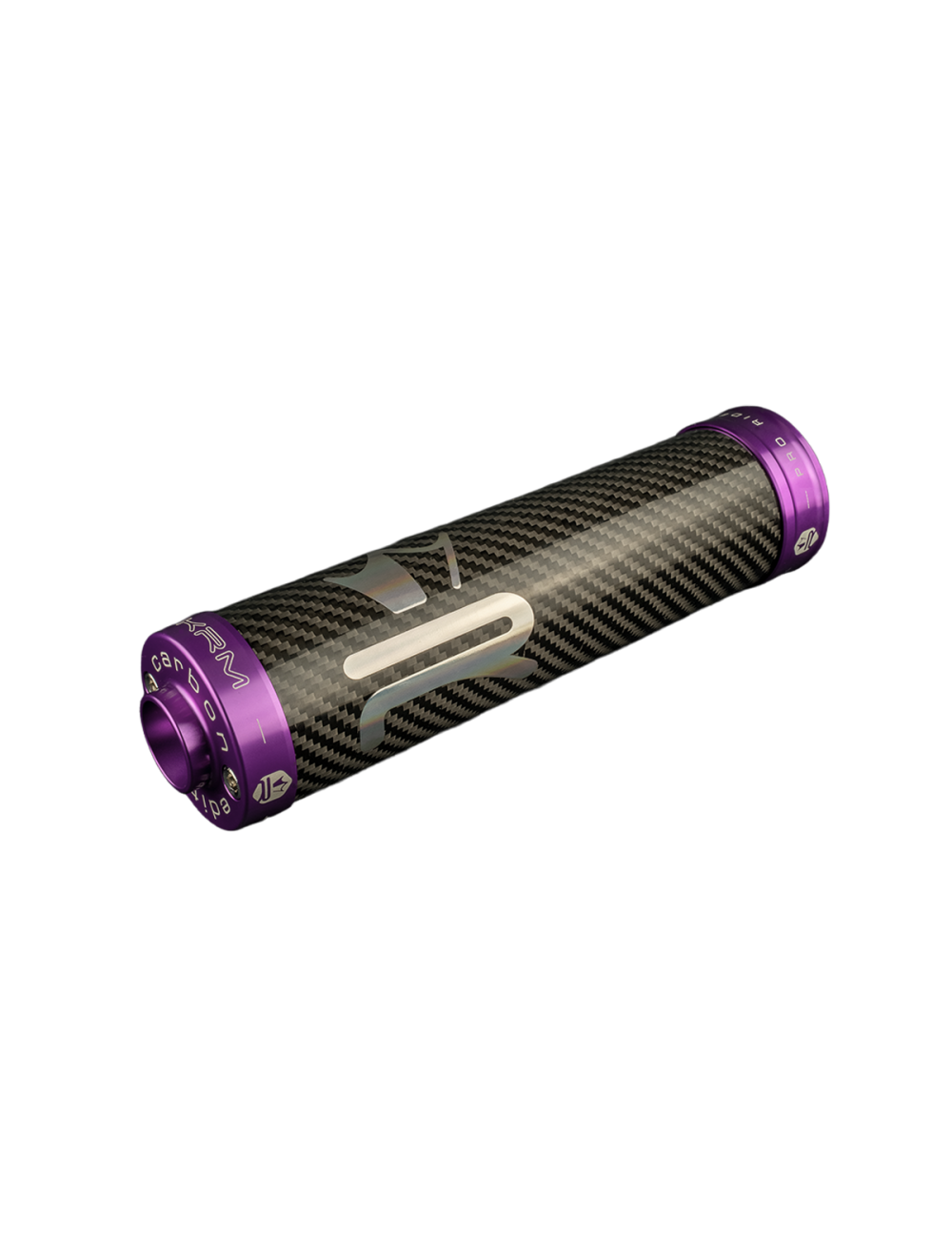 Silencieux carbone KRM 70-90cc violet