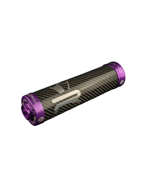Silencieux carbone KRM 70-90cc violet
