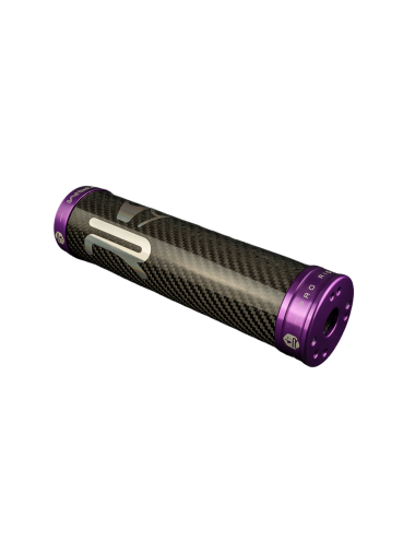 Silencieux carbone KRM 70-90cc violet