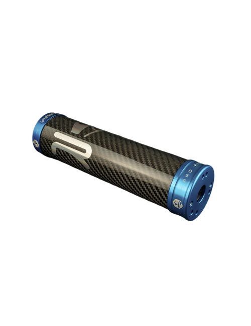 Silencieux carbone KRM 70-90cc bleu