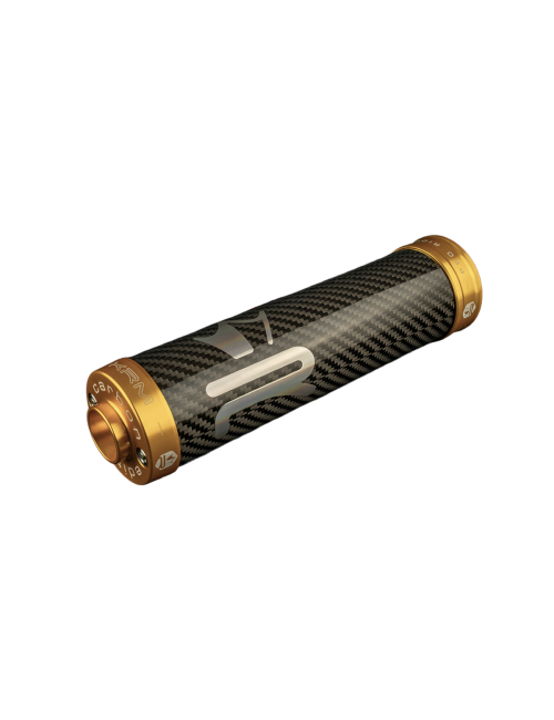 Silencieux KRM carbone/holographique 70-90cc or
