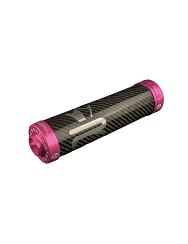 Silencieux carbone KRM 70-90cc rose
