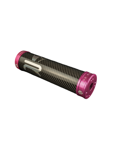 Silencieux KRM carbone/holographique 70-90cc rose