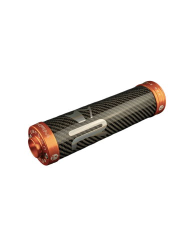 Silencieux carbone KRM 70-90cc orange