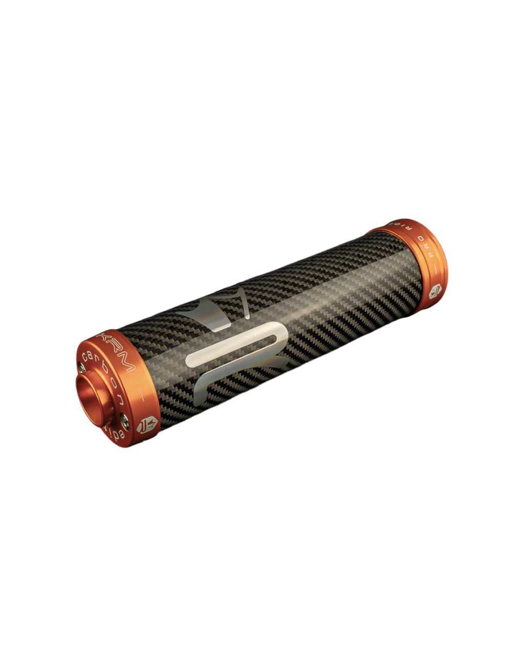 Silencieux KRM carbone/holographique 70-90cc orange