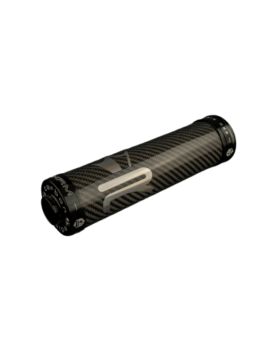 Silencieux KRM carbone/holographique 70-90cc noir