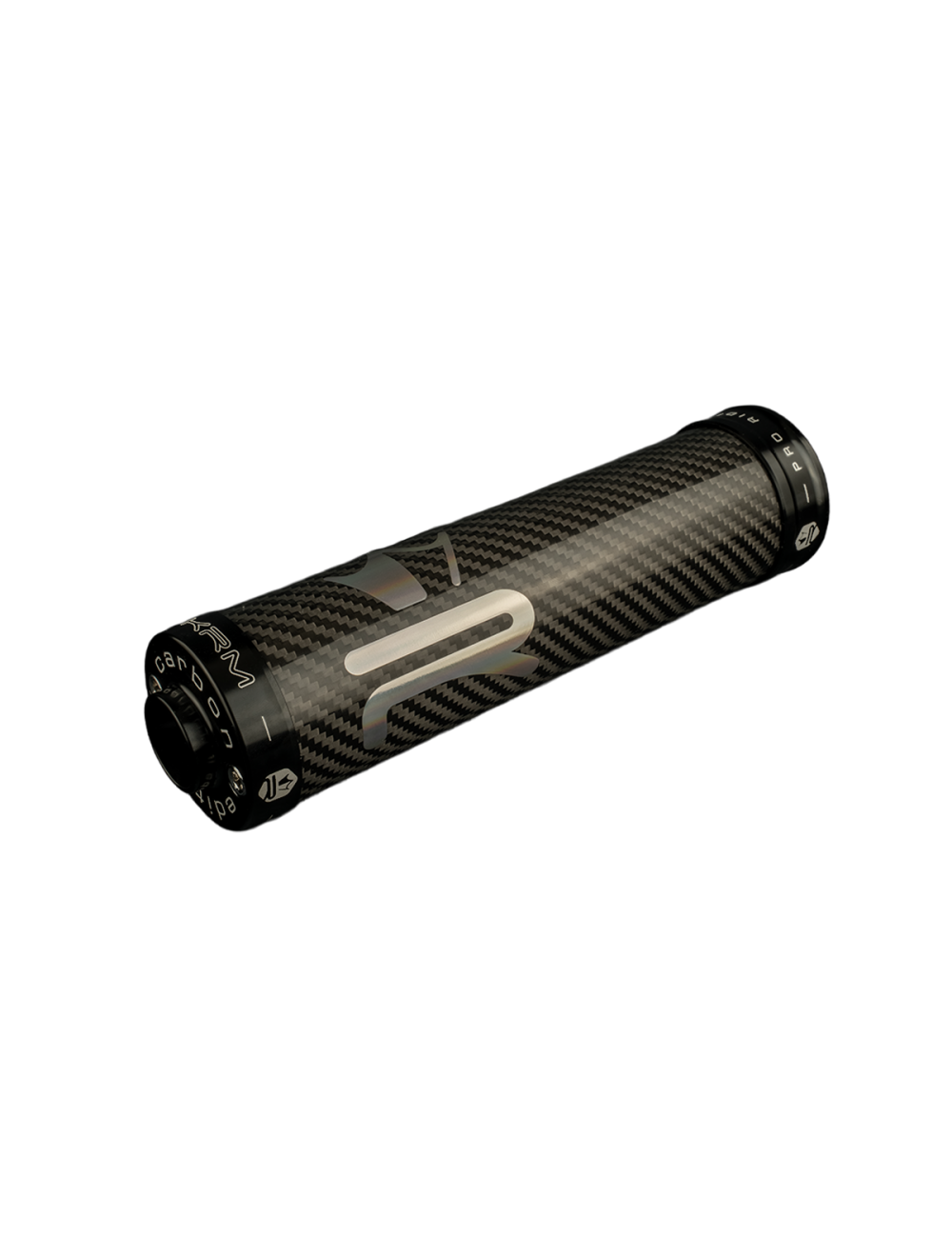 Silencieux KRM carbone/holographique 70-90cc noir