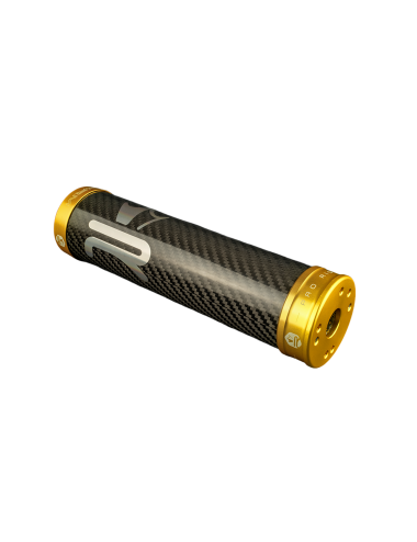 Silencieux KRM carbone/holographique 70-90cc or