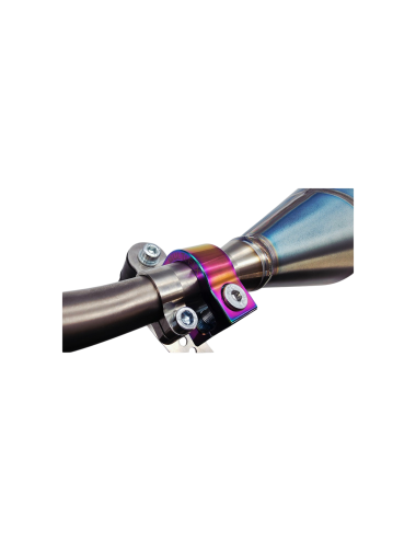 Pot KRM 80-90cc AM6 titane bleu clair/or