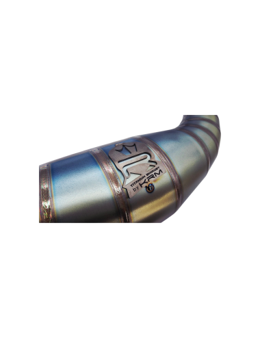 Pot KRM 80-90cc AM6 titane bleu clair/or