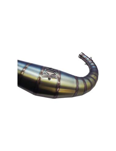 Pot KRM 80-90cc AM6 titane bleu clair/or