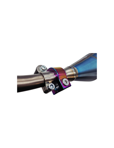 Pot KRM 80-90cc AM6 titane bleu clair