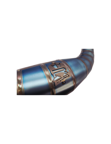 Pot KRM 80-90cc AM6 titane bleu clair