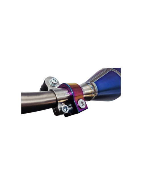 Pot KRM 70-78cc Derbi titane bleu/violet